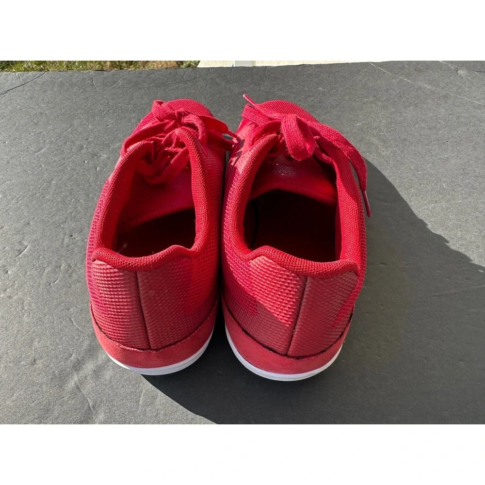 Lacoste Court Minimal‎ Sport Red Mesh Lace Up Sneakers Men's Size 11
